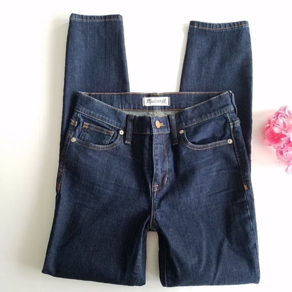 Madewell high riser skinny jeans